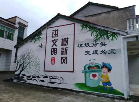 寿宁墙绘是现在流行的墙体广告